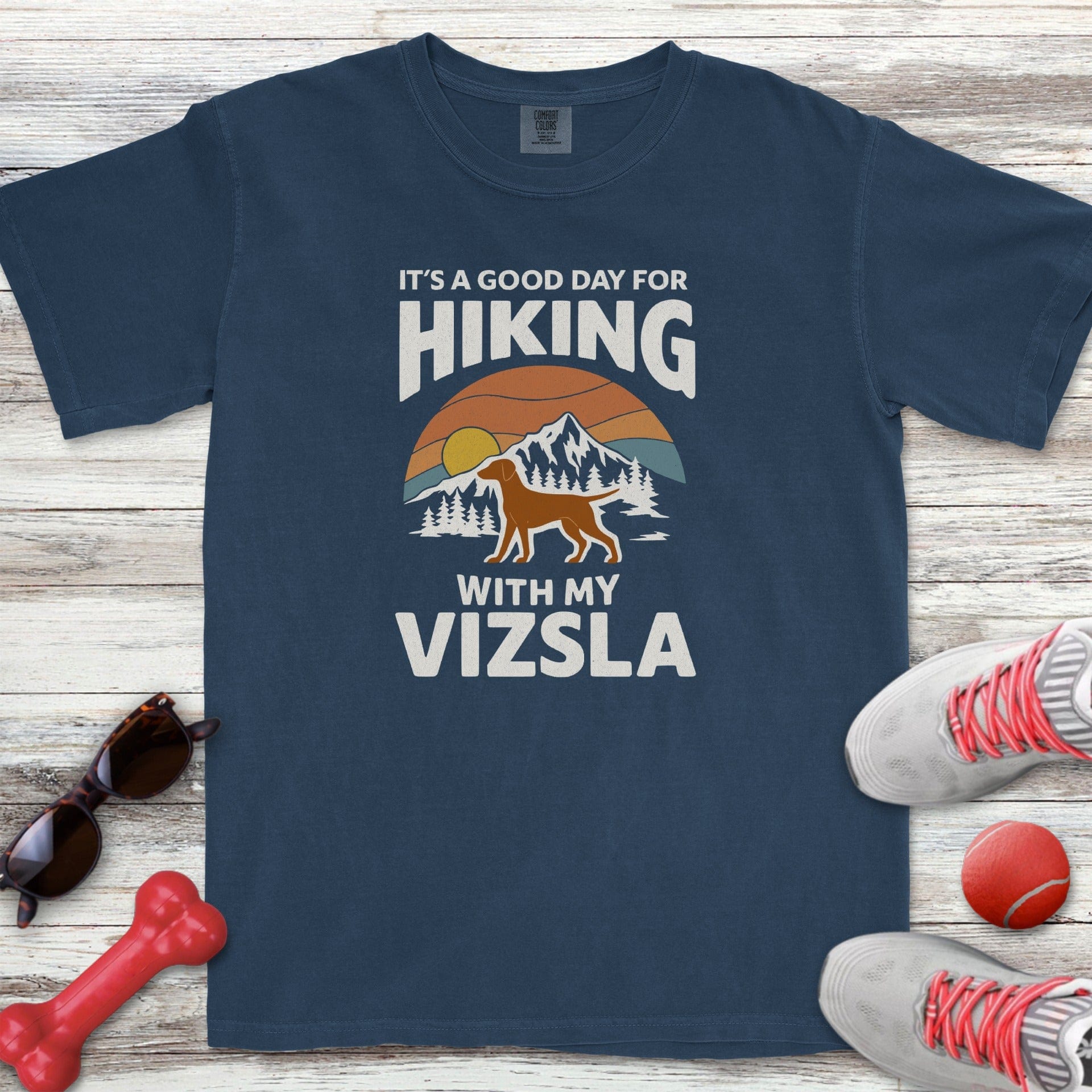 Hiking Vizsla T-Shirt