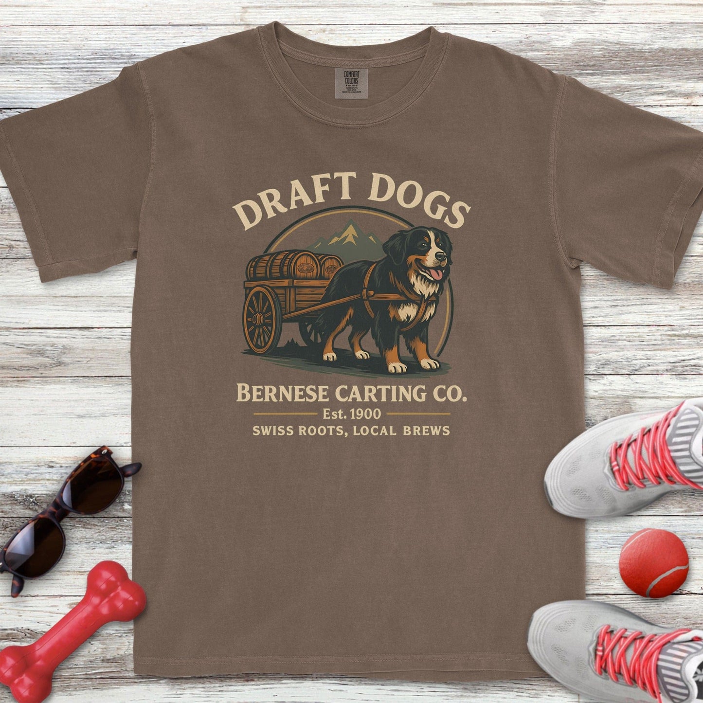 Bernese Mountain Dogs Draft Dogs T-Shirt