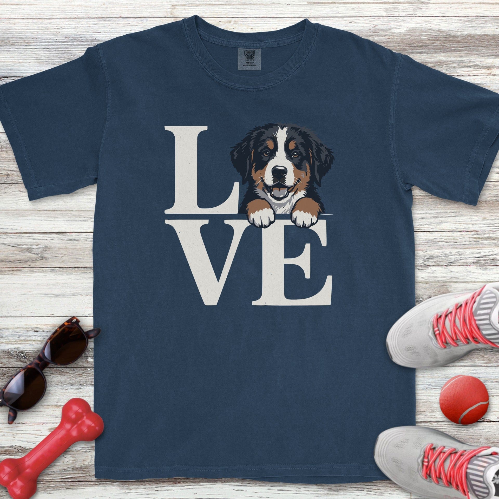 Bernese Mountain Dog Puppy Love T-Shirt