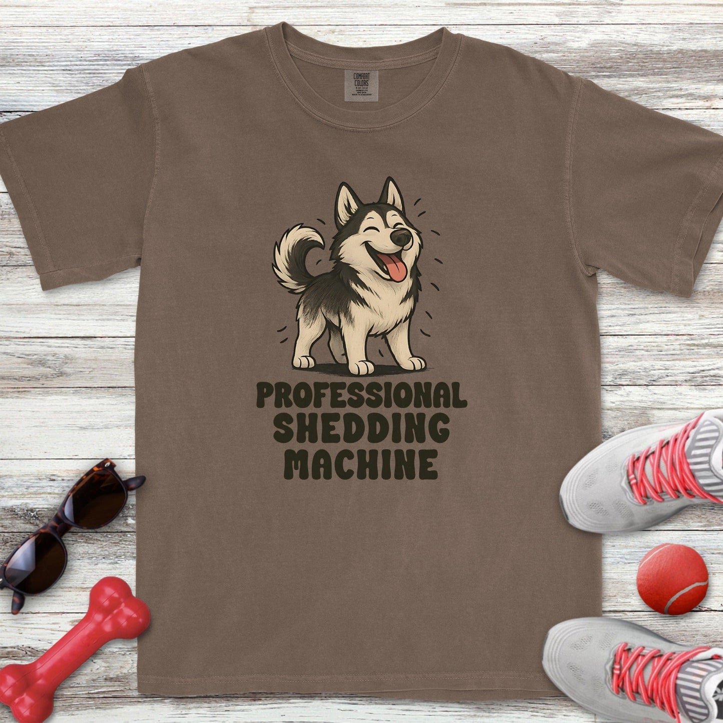 Husky Shedding Machine T-Shirt
