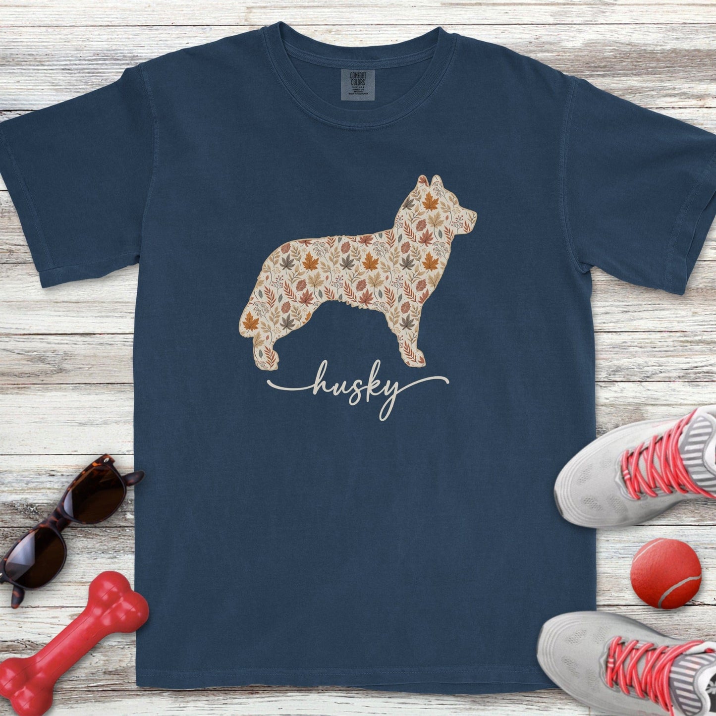 Husky Fall T-Shirt