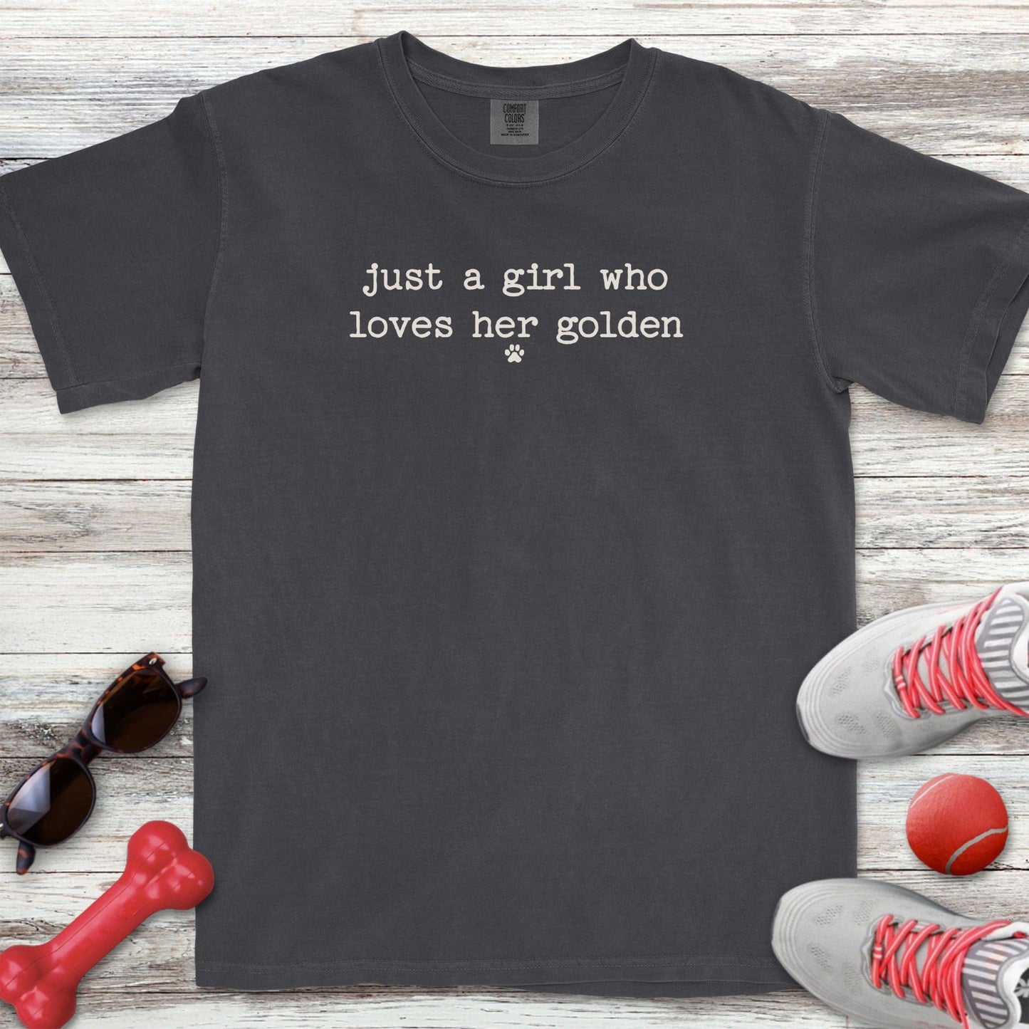 just a girl golden T-Shirt