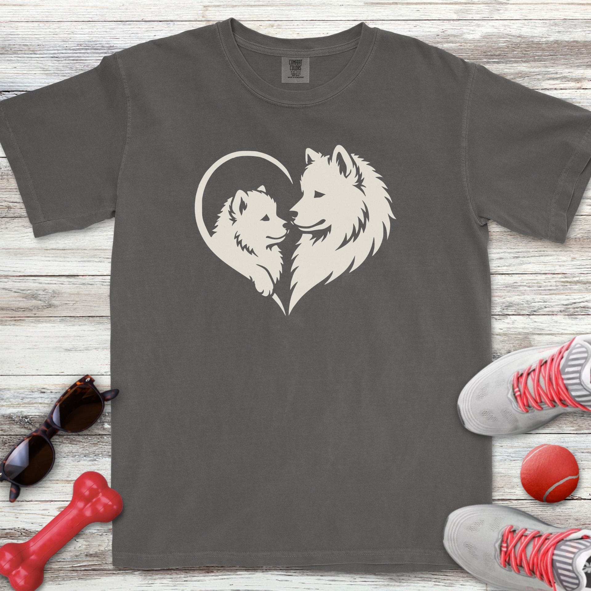Samoyed Heart Bond T-Shirt