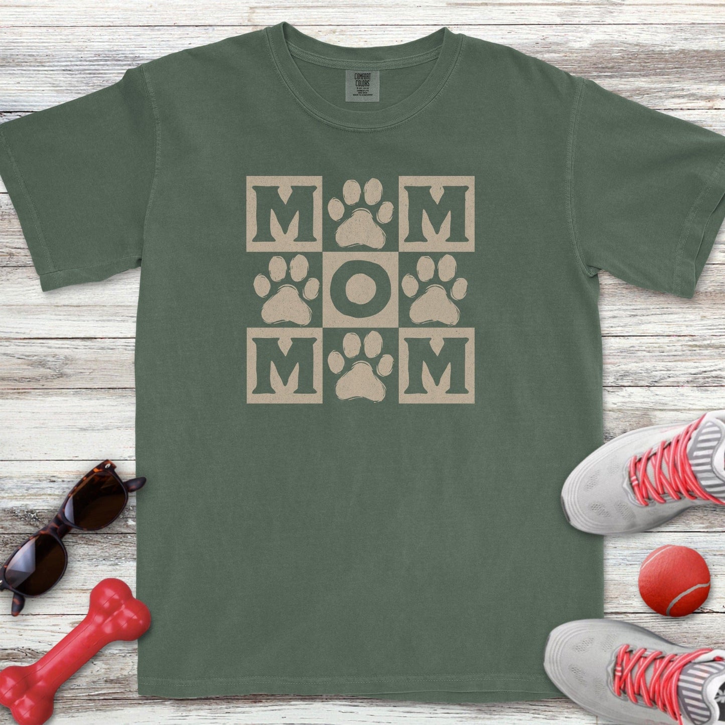 Paw Print Mom T-Shirt