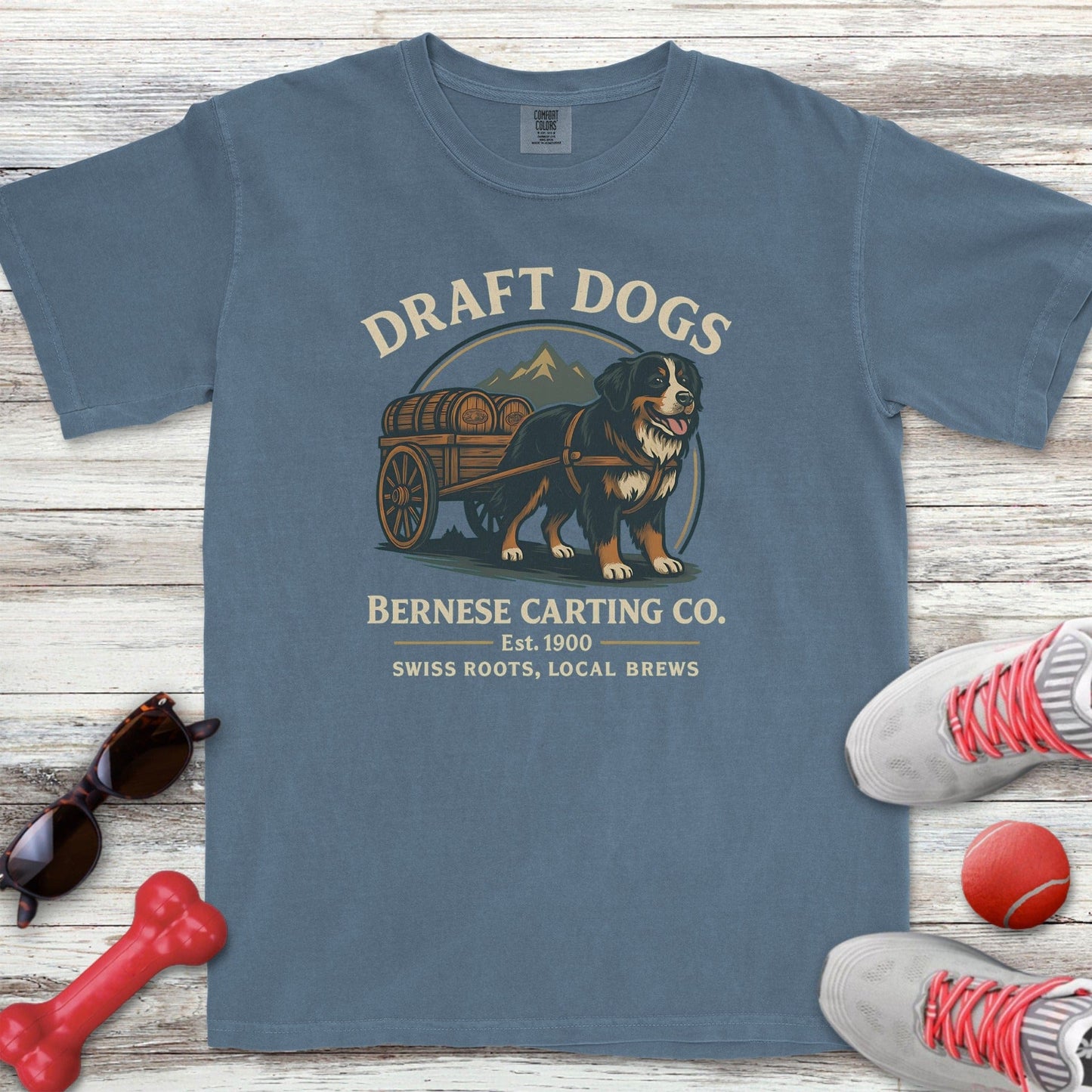 Bernese Mountain Dogs Draft Dogs T-Shirt