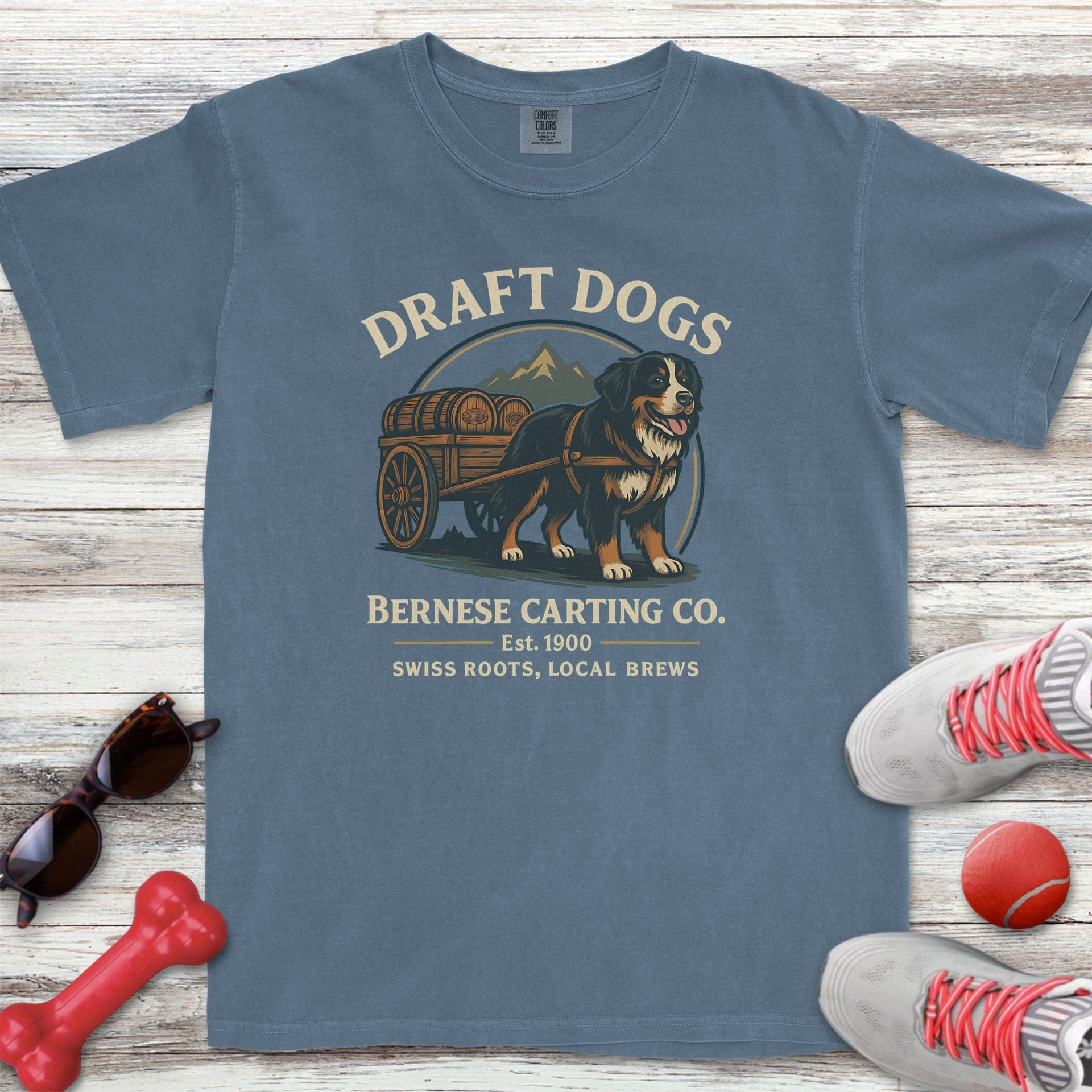 Bernese Mountain Dogs Draft Dogs T-Shirt