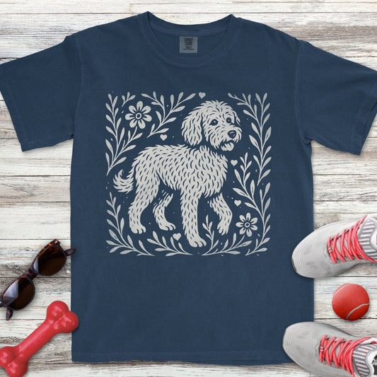 Linocut Doodle T-Shirt