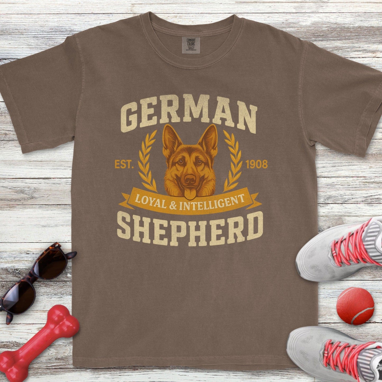 Vintage German Shepherd Comfort Colors T-Shirt