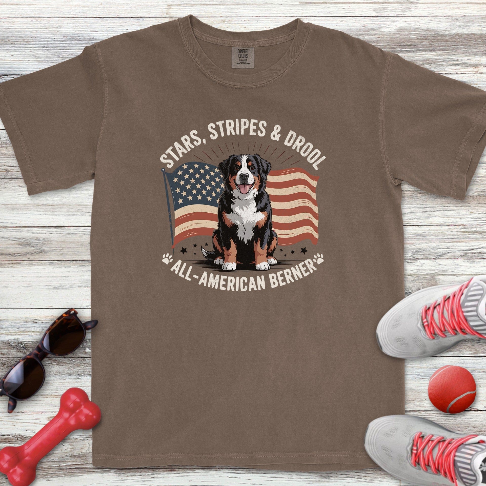 Bernese Mountain Dog All American T-Shirt