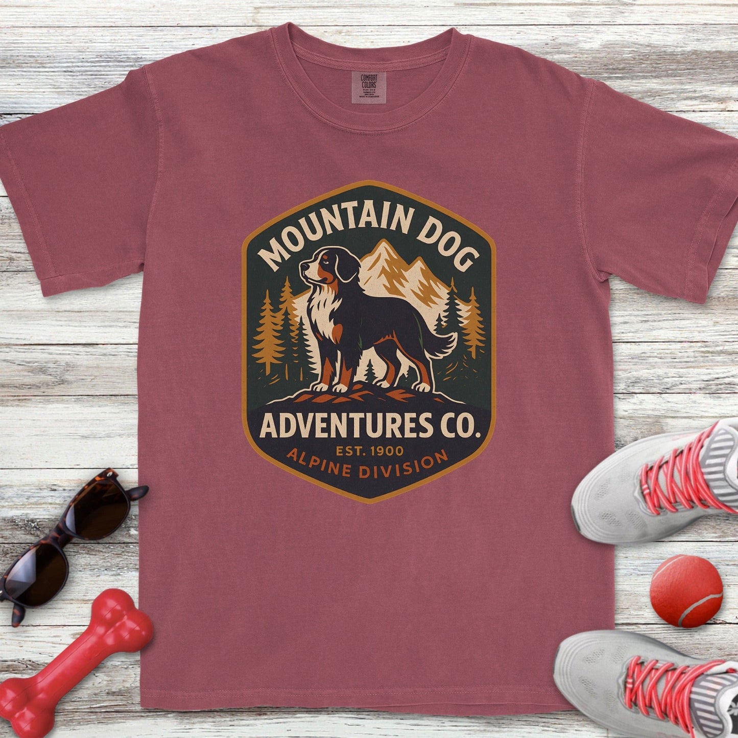 Bernese Mountain Dog Adventures T-Shirt