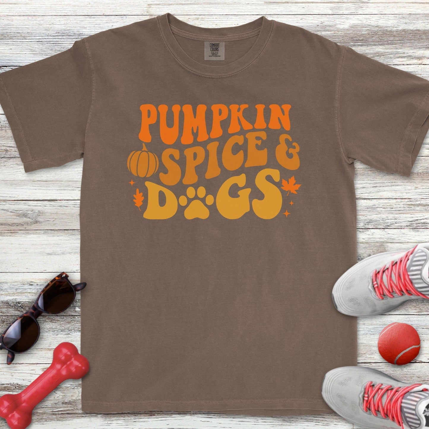Pumpkin Spice & Dogs T-Shirt