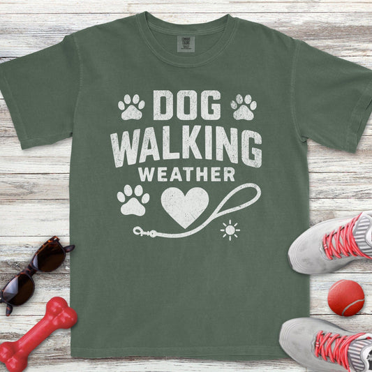 Dog Walking Weather T-Shirt