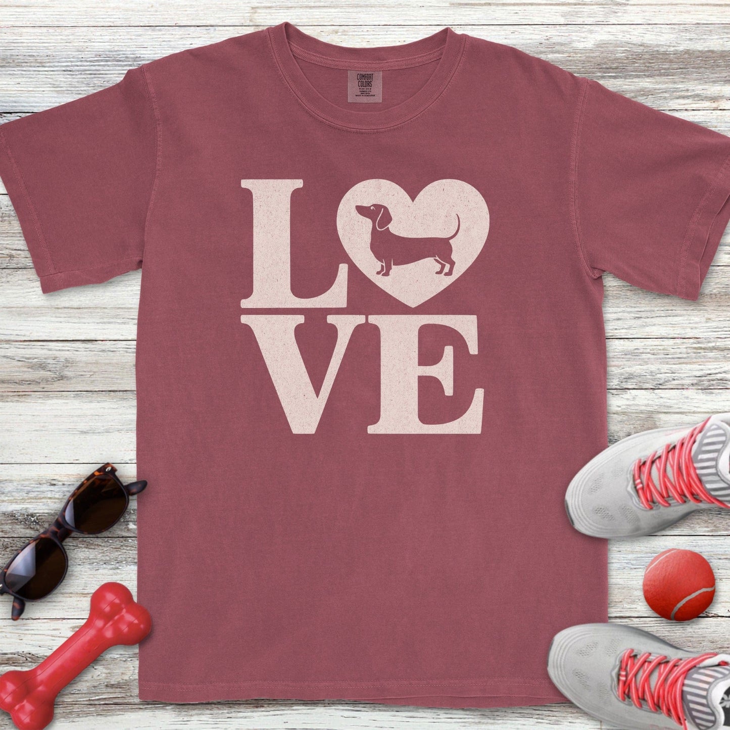 Dachshund Heart T-Shirt