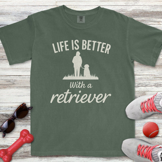 Life is Better Retriever Walk T-Shirt