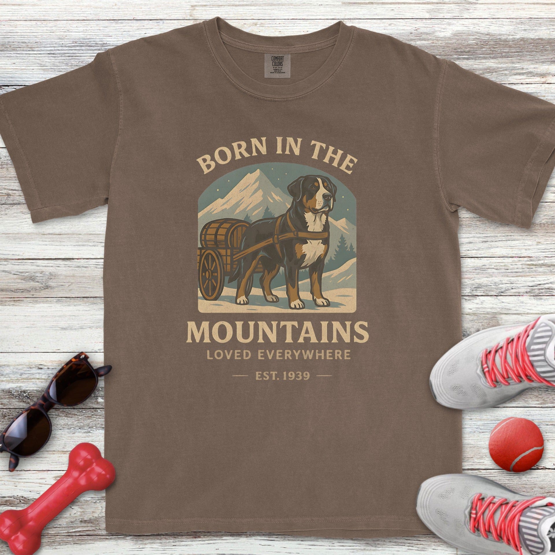 Swiss Mountain Dog Born T-Shirt