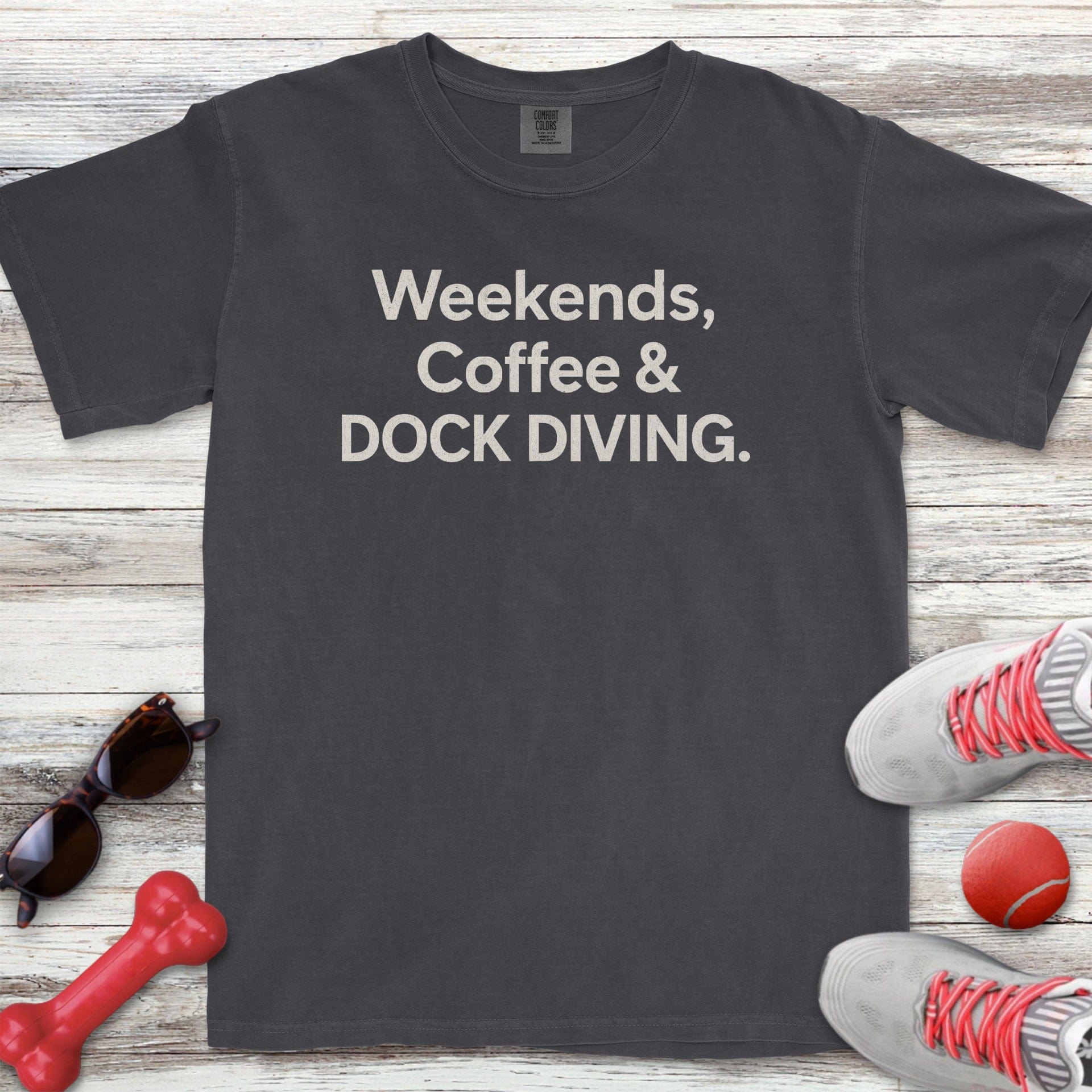 Weekends Coffee Dock Diving T-Shirt