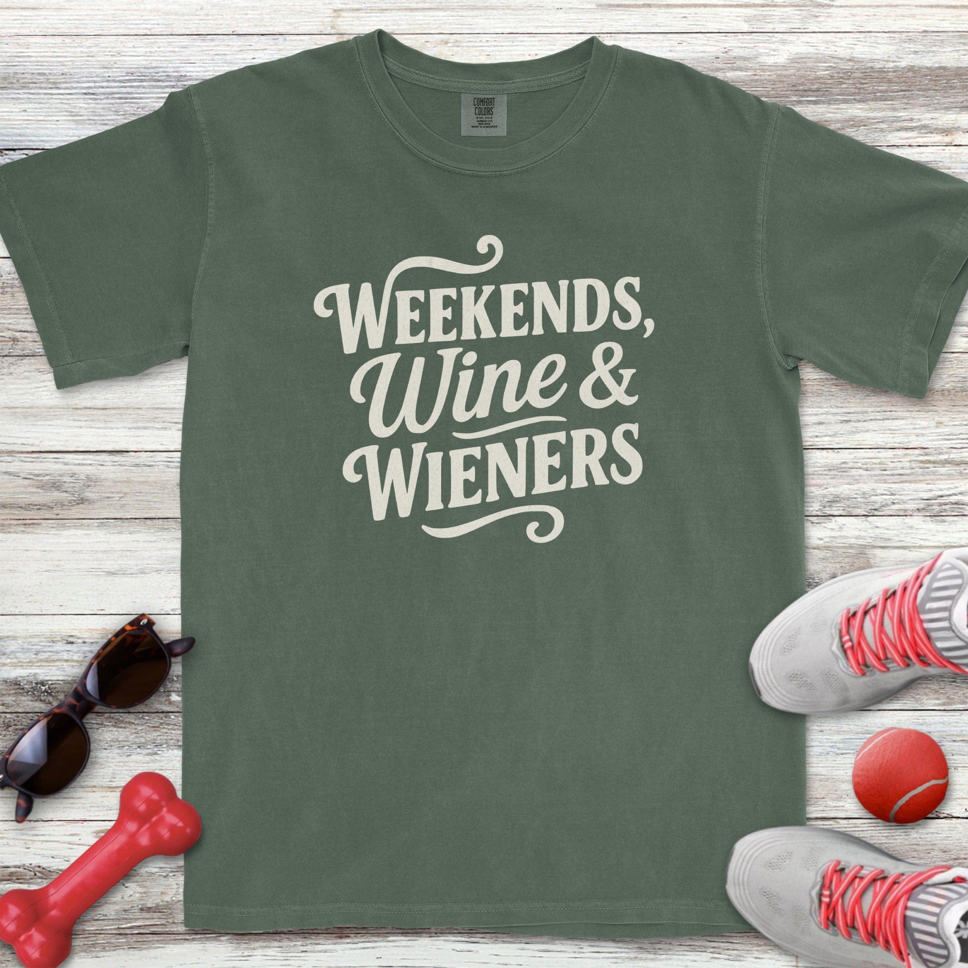 Weekends Wine Wieners T-Shirt