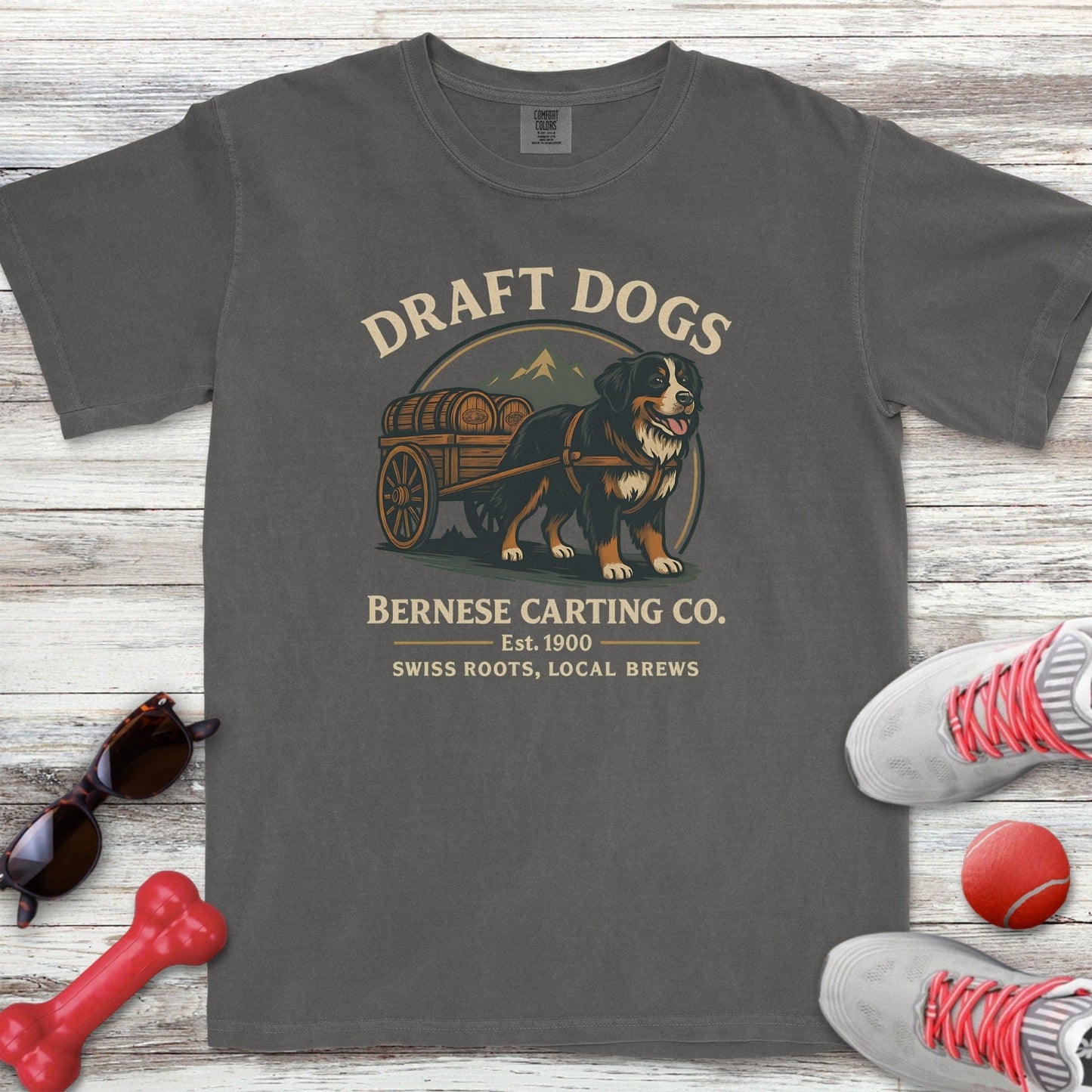 Bernese Mountain Dogs Draft Dogs T-Shirt