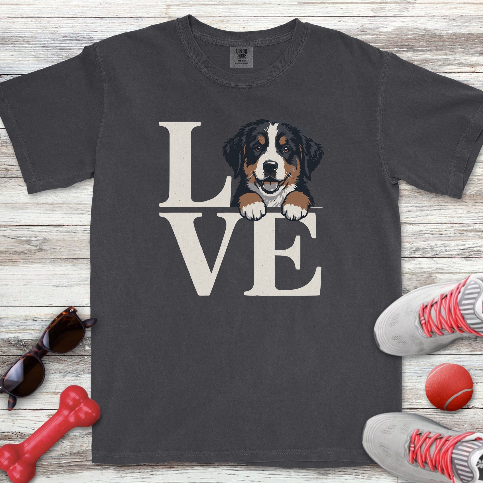 Bernese Mountain Dog Puppy Love T-Shirt