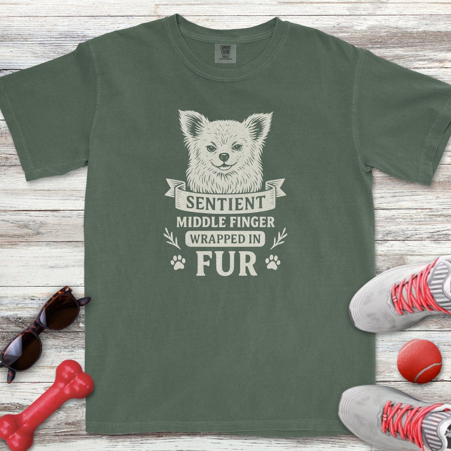 Sentient Middle Finger T-Shirt