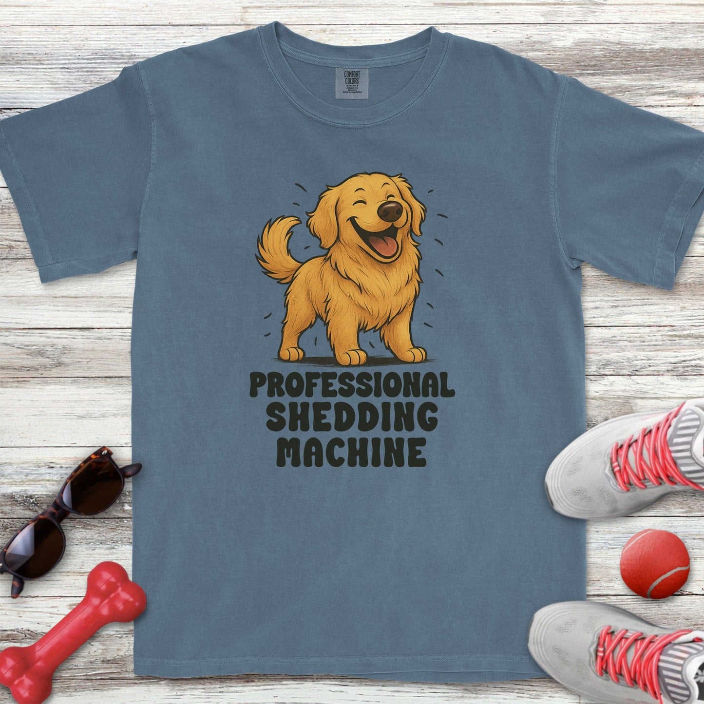 Golden Shedding Machine T-Shirt