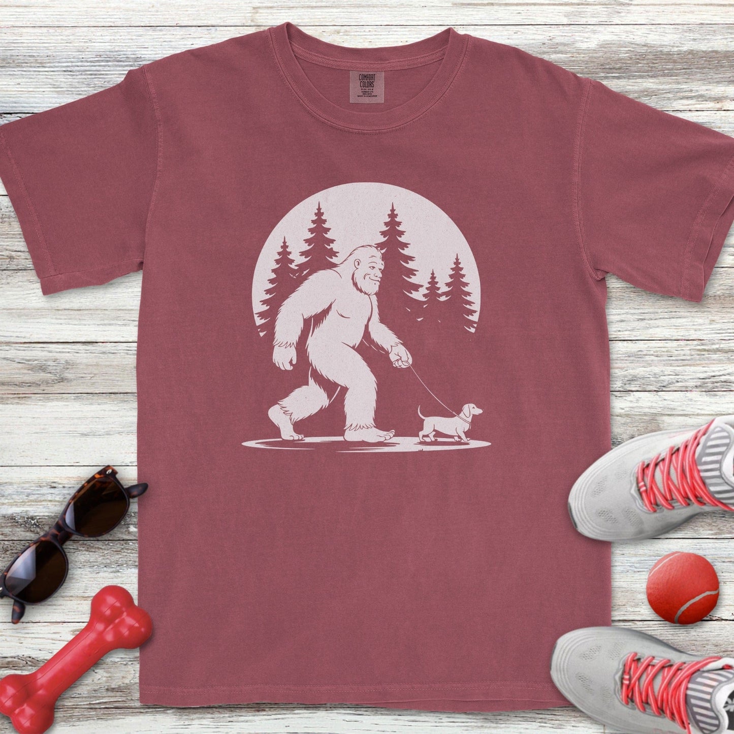 Bigfoot & Dachshund T-Shirt