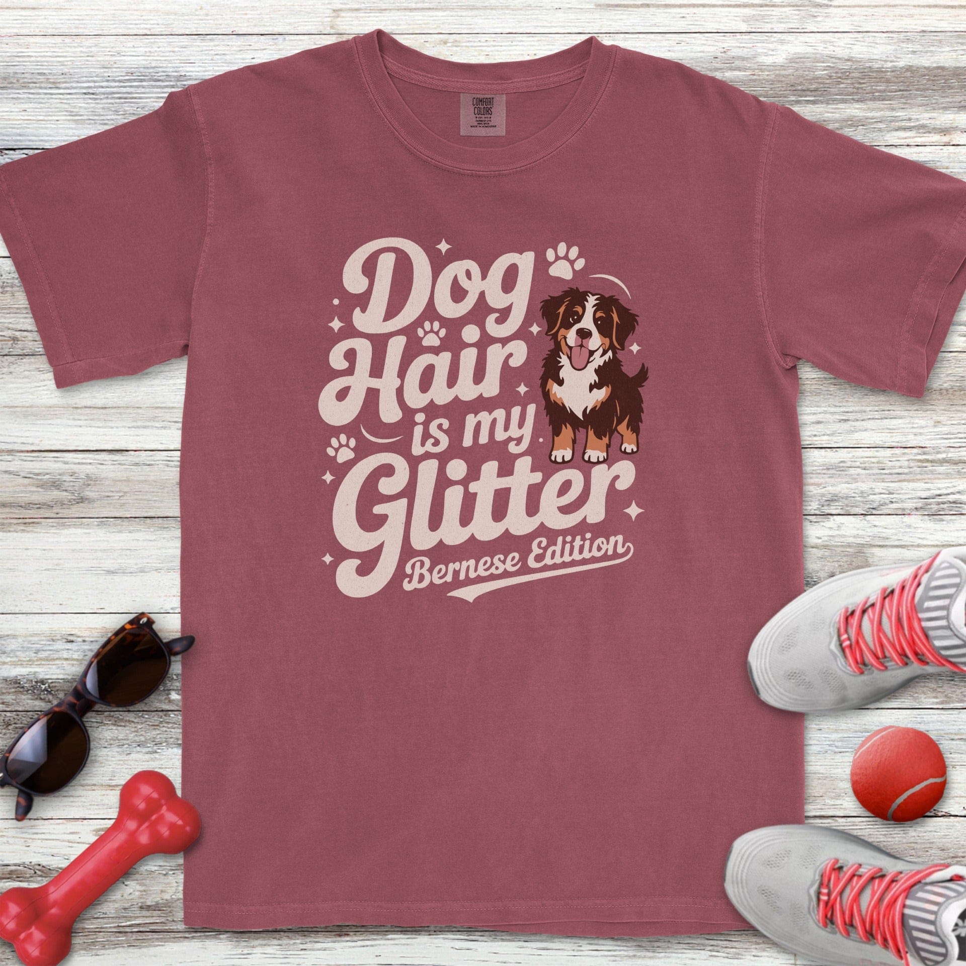 Bernese Mountain Dog Glitter T-Shirt