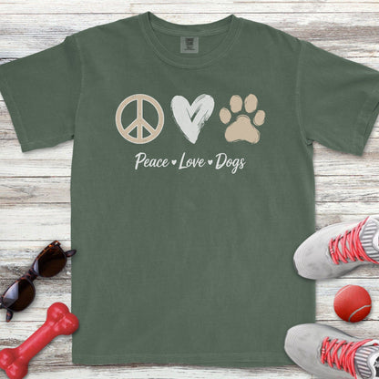 Peace Love Dogs T-Shirt