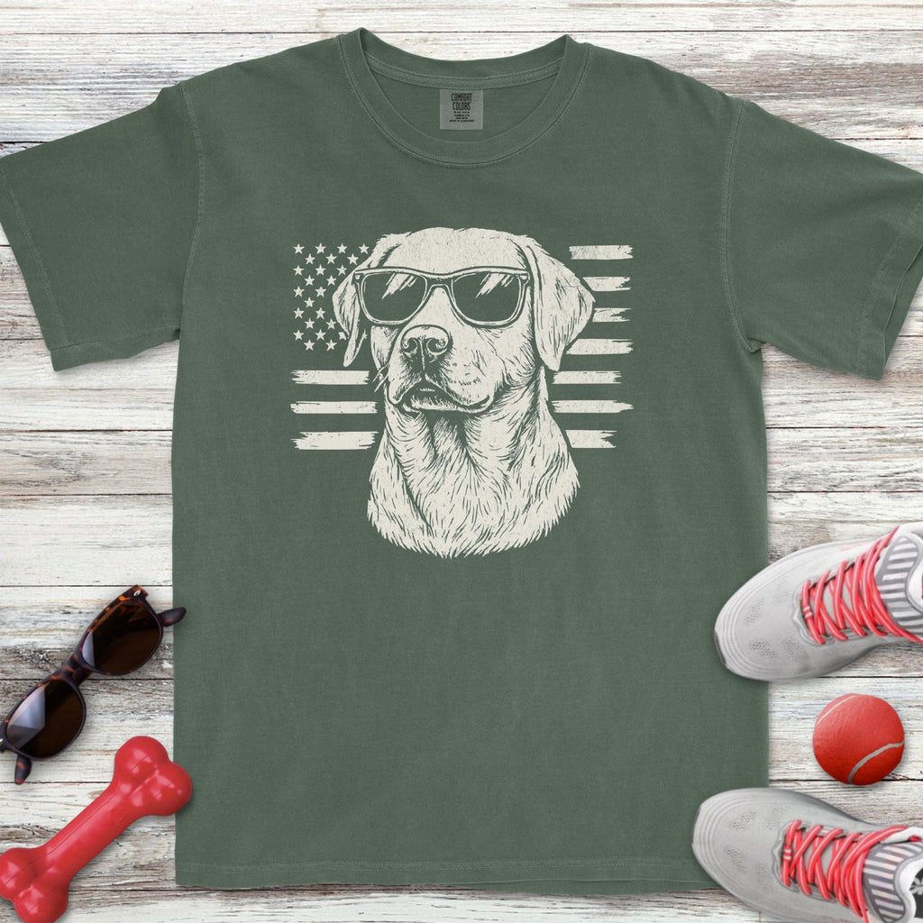 Labrador Retriever Flag T-Shirt