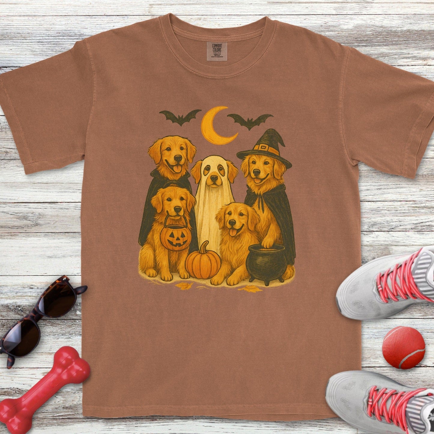Golden Retriever Halloween T-Shirt