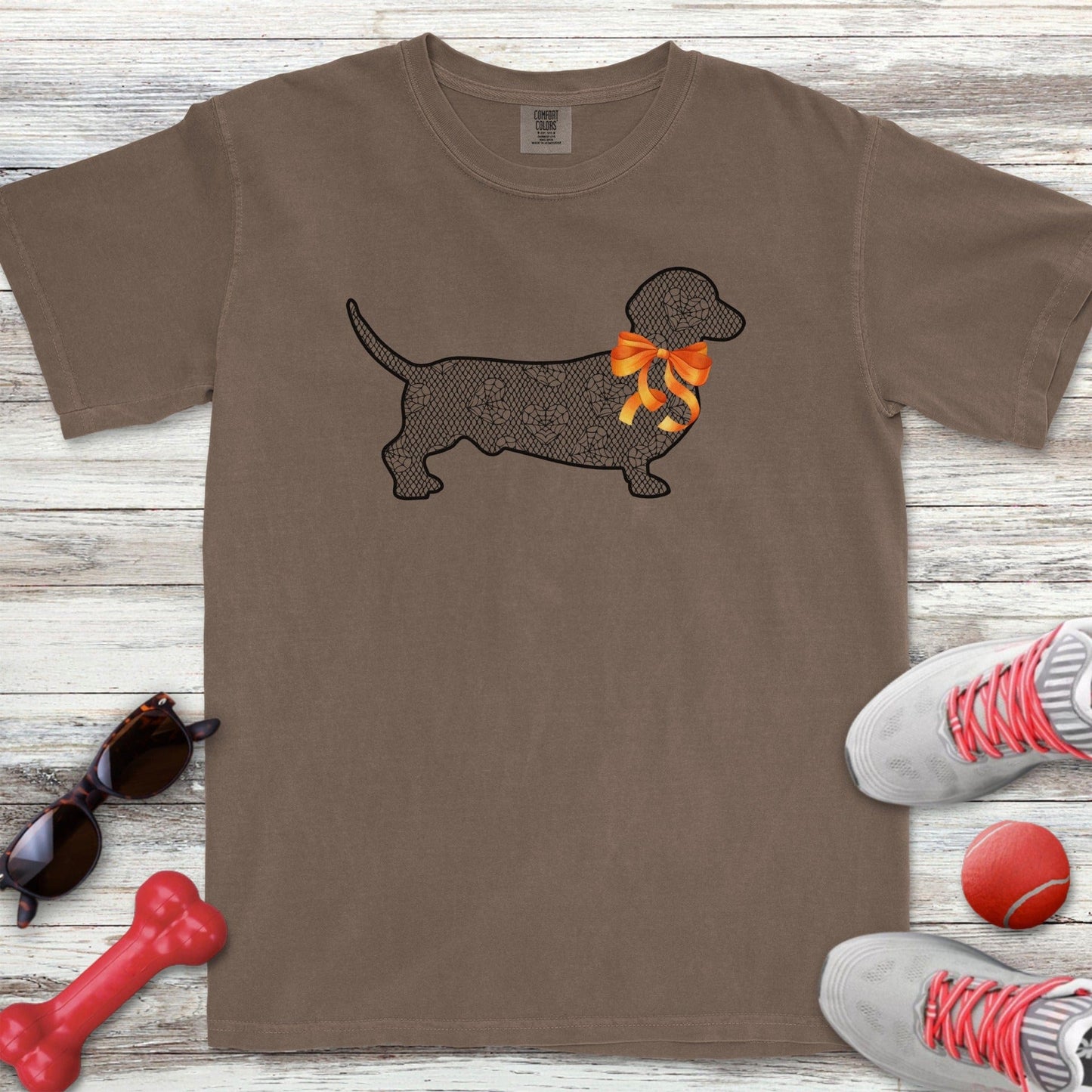 Web Heart Dachshund T-Shirt
