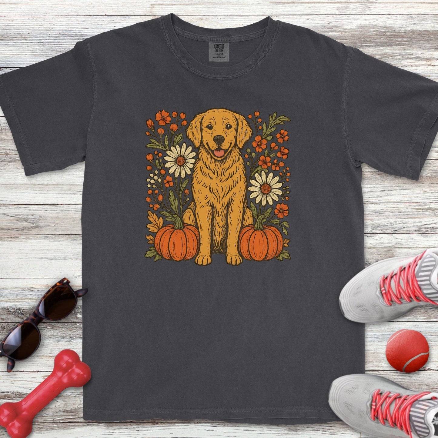 Fall Golden Retriever T-Shirt