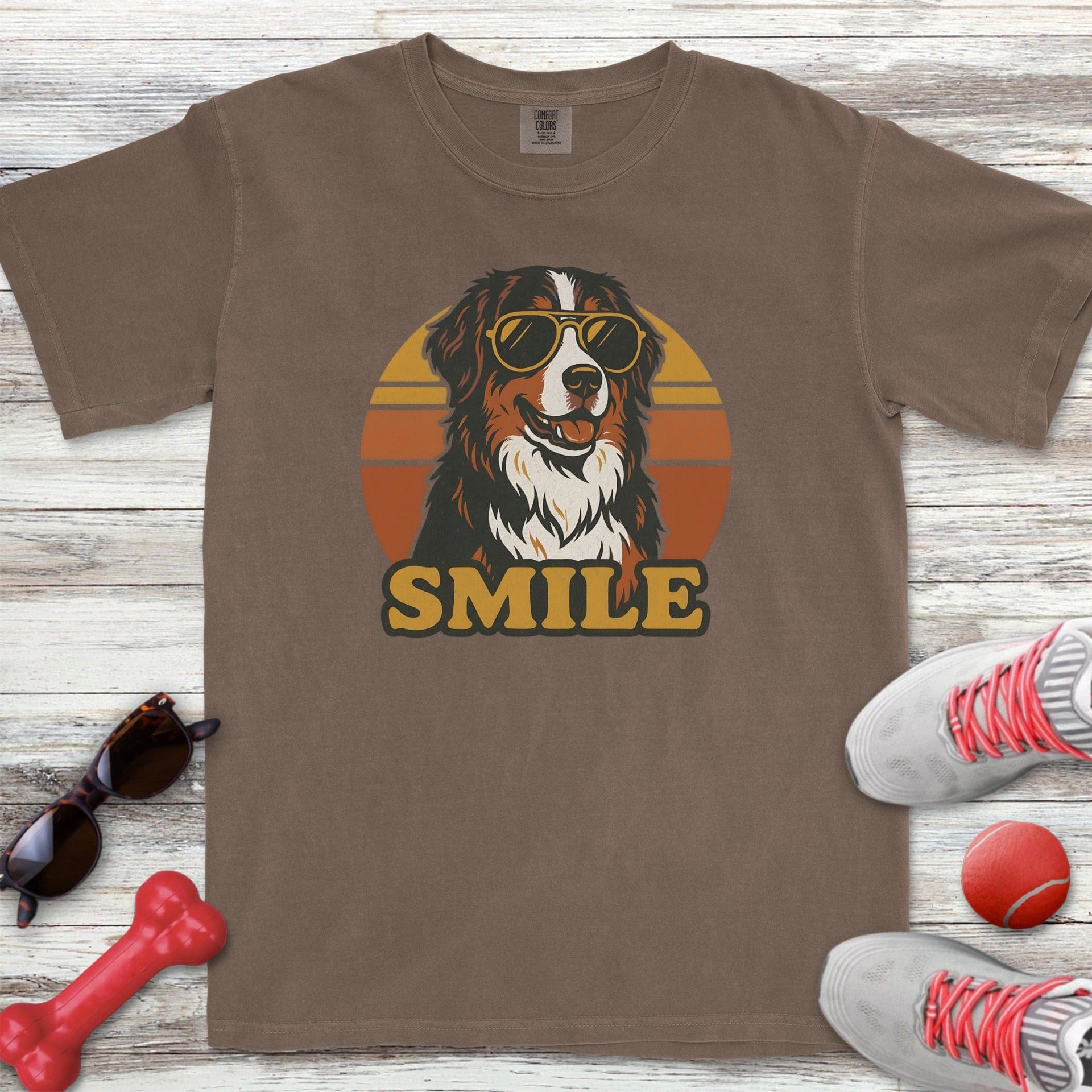 Bernese Mountain Dog Smile T-Shirt