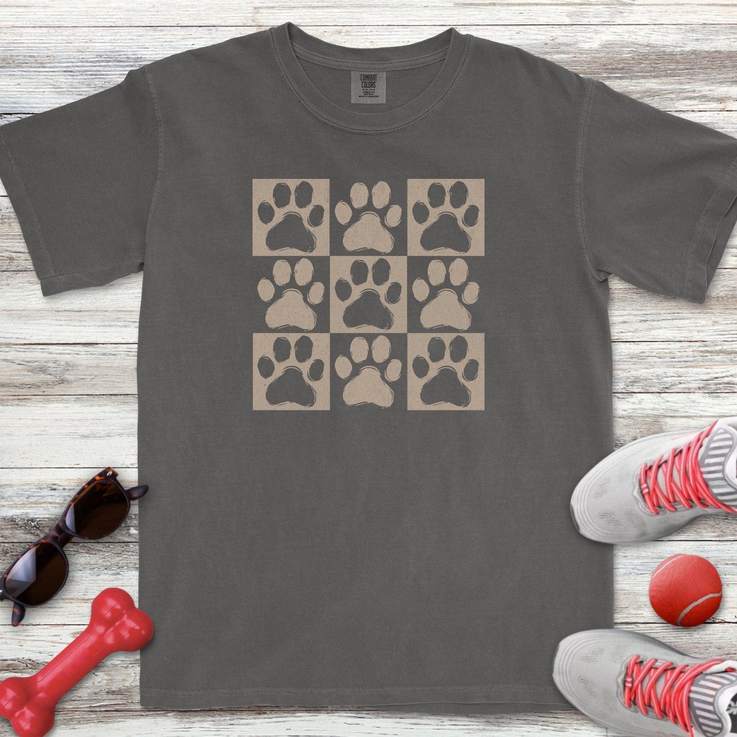 Boho Paw Prints T-Shirt
