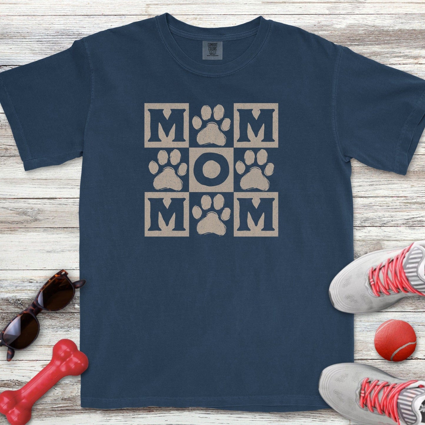 Paw Print Mom T-Shirt