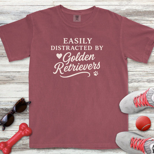 Distracted by Goldens T-Shirt