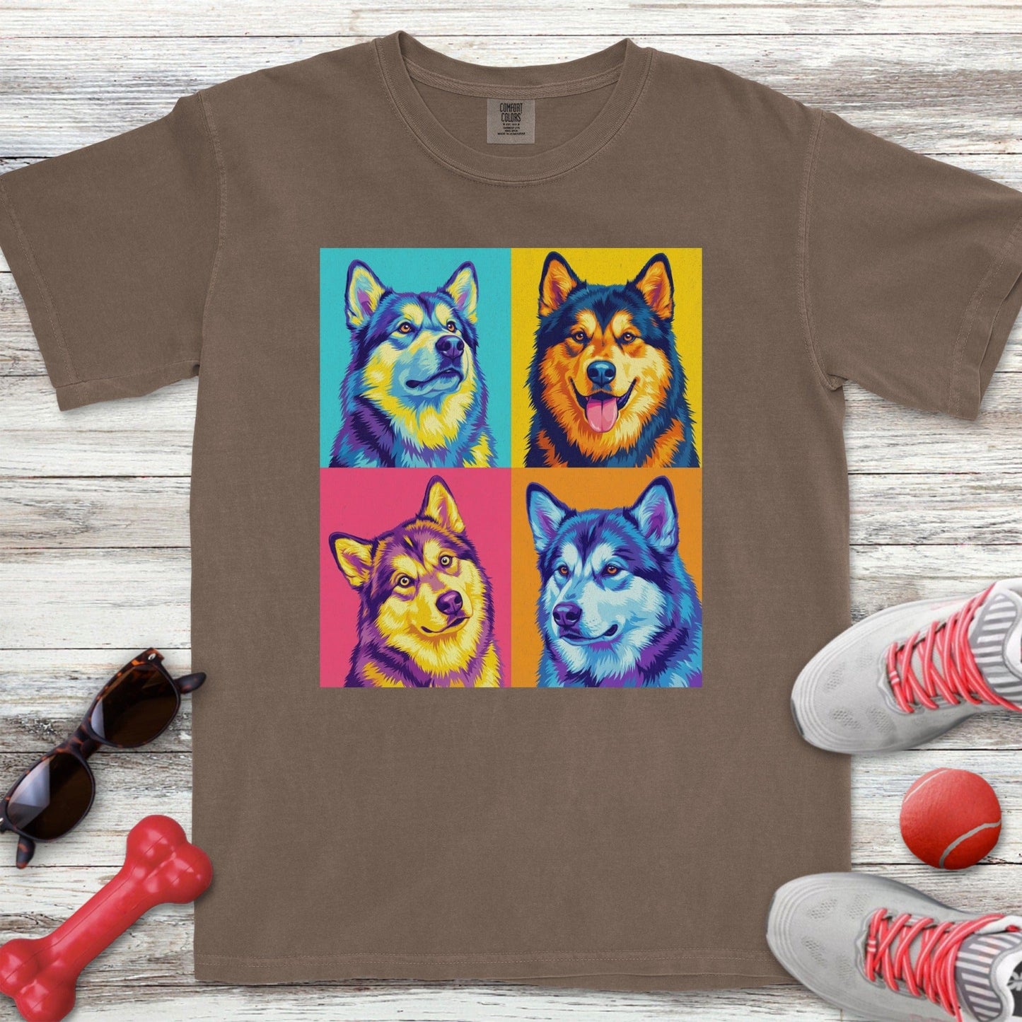 Pop Art Malamute T-Shirt