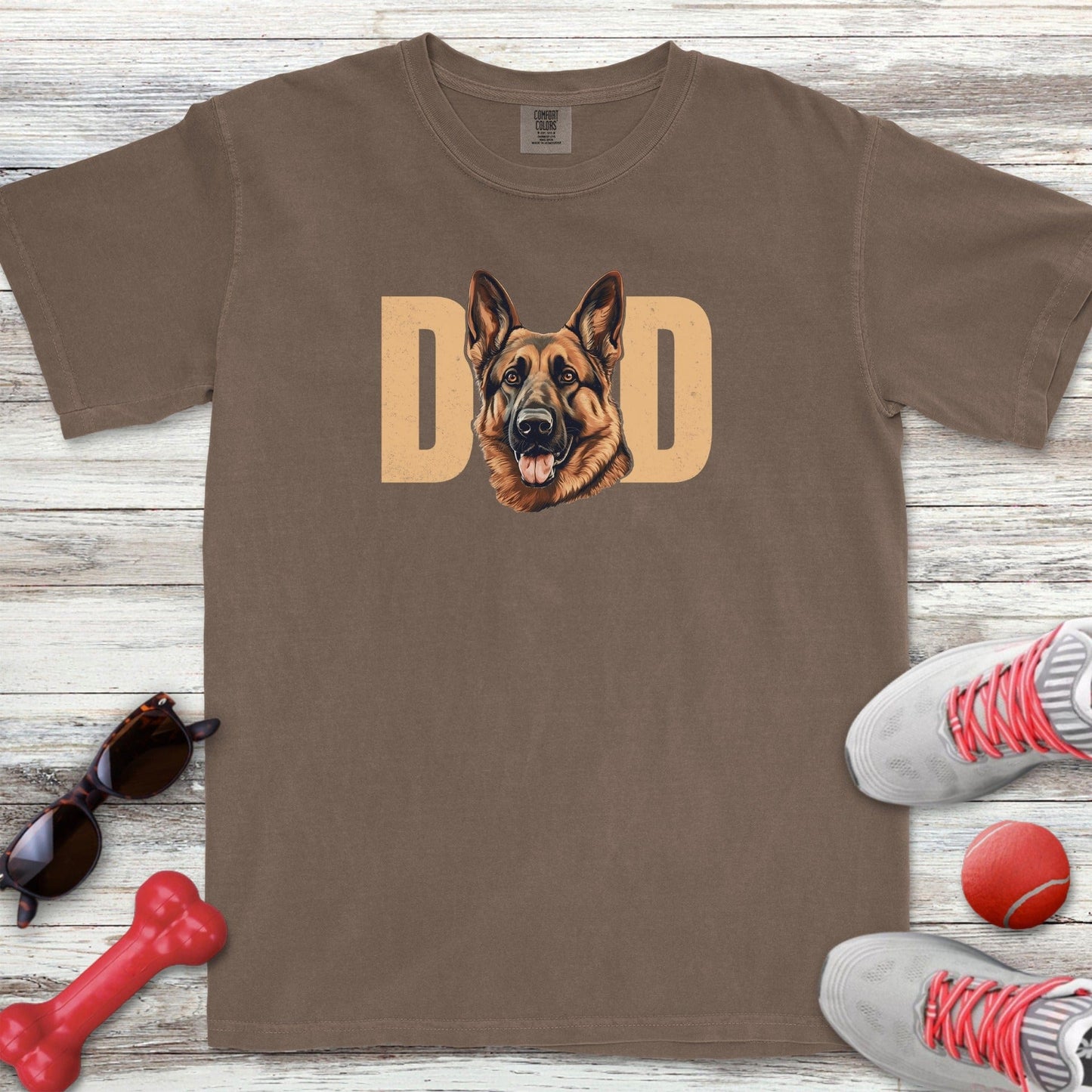 GSD Portrait Dad T-Shirt