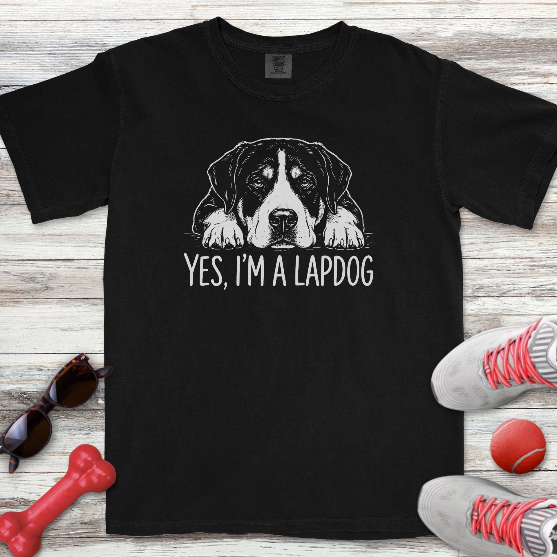 Swiss Mountain Dog Lap Dog T-Shirt