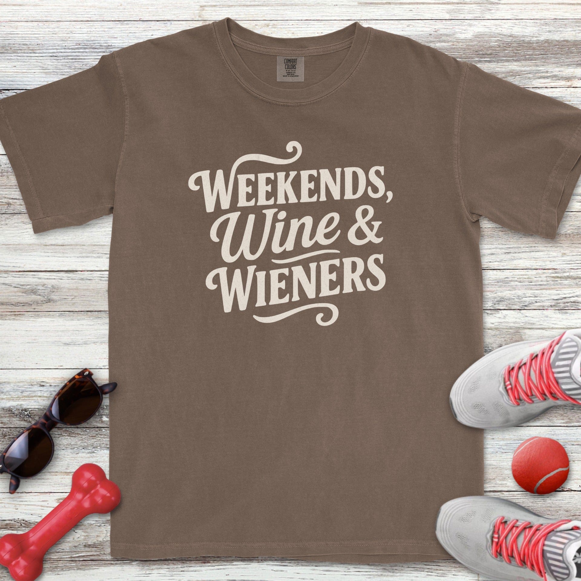 Weekends Wine Wieners T-Shirt