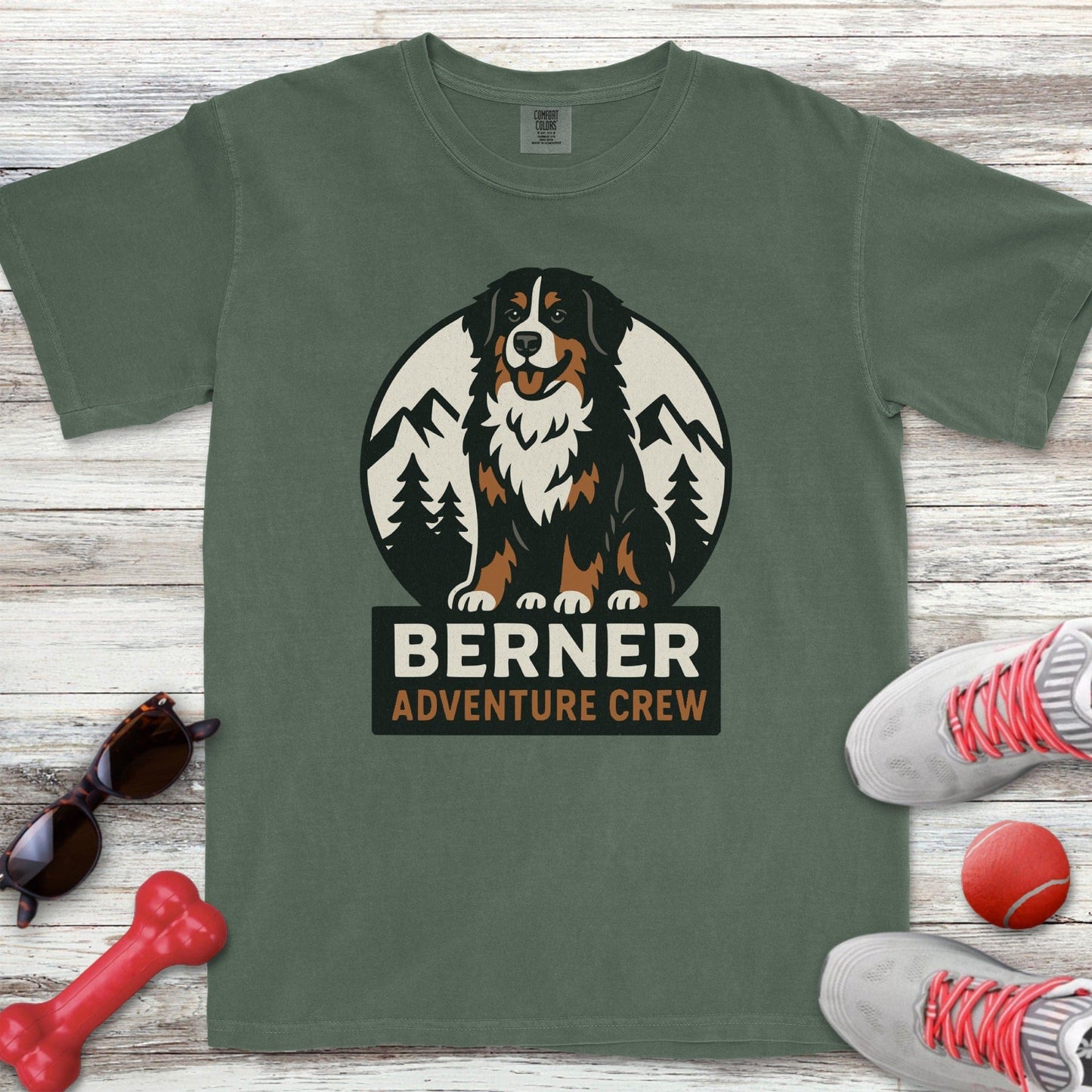 Bernese Mountain Dog  Adventure Crew T-Shirt