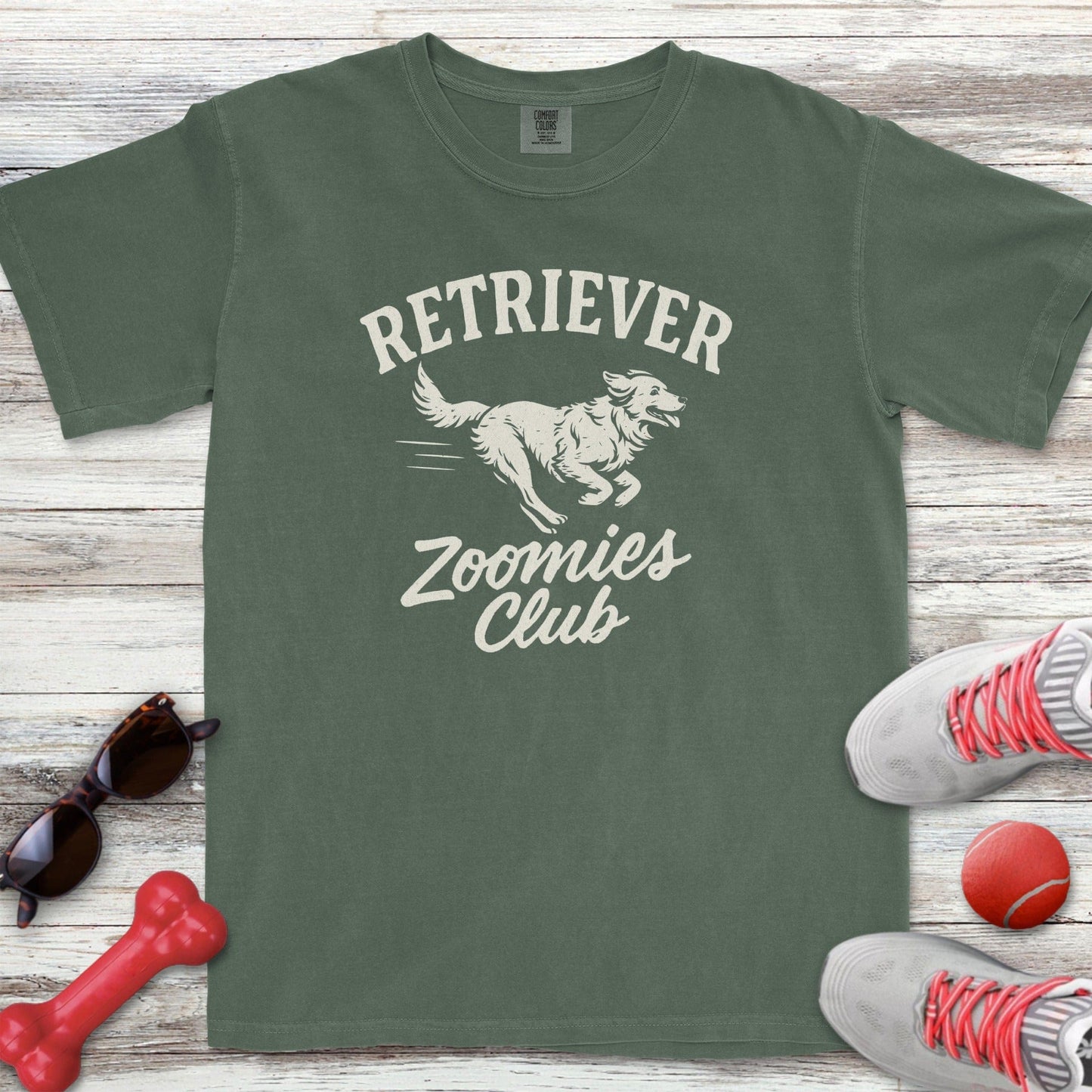 Golden Retriever Zoomies Club T-Shirt