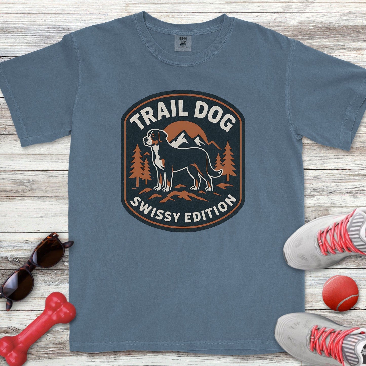 Swiss Mountain Dog Trail Dog T-Shirt