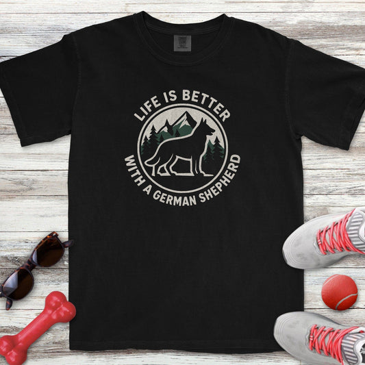 Life is Better GSD T-Shirt