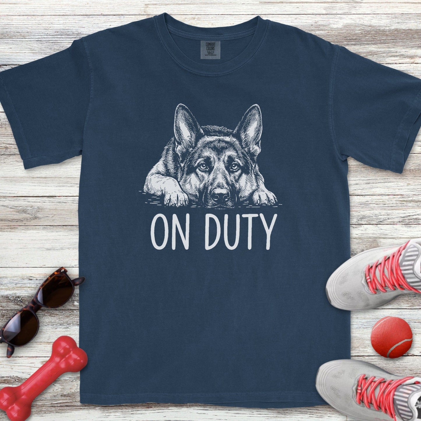 German Shepherd On Duty T-Shirt