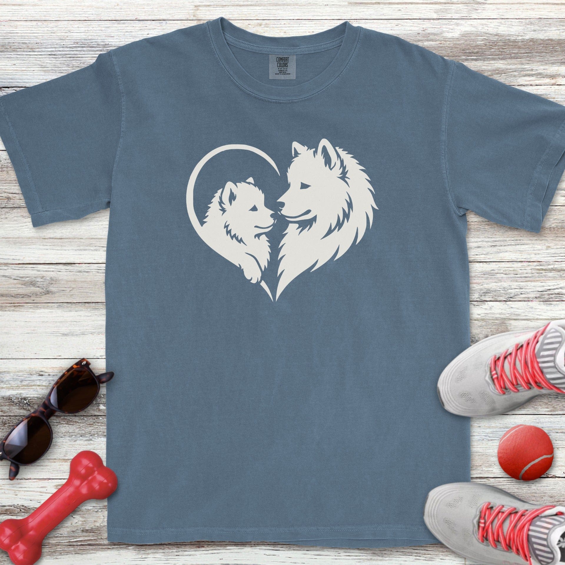 Samoyed Heart Bond T-Shirt