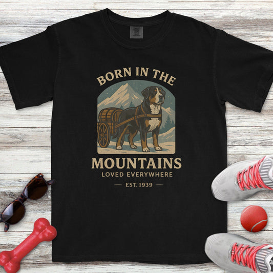 Swiss Mountain Dog Born T-Shirt
