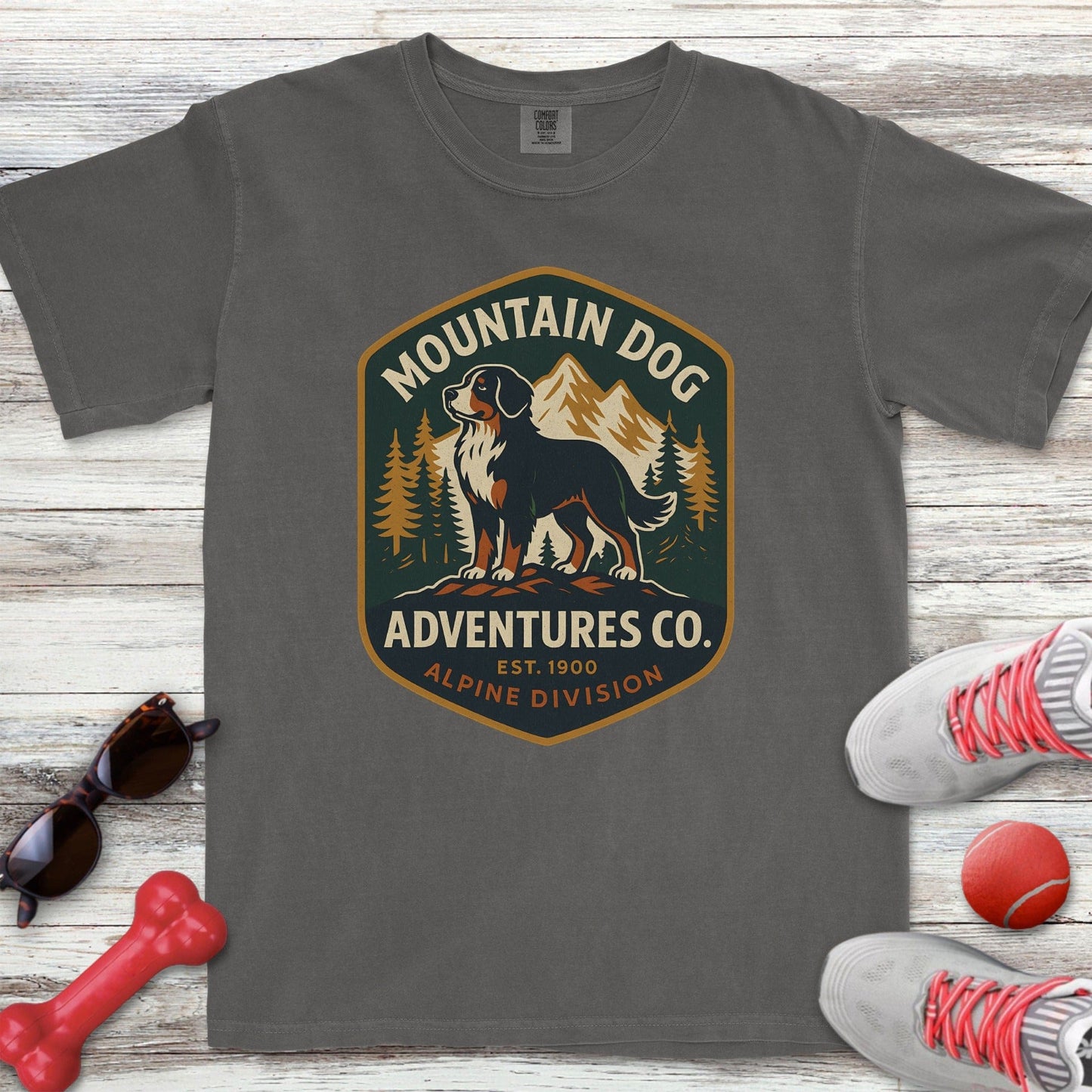 Bernese Mountain Dog Adventures T-Shirt