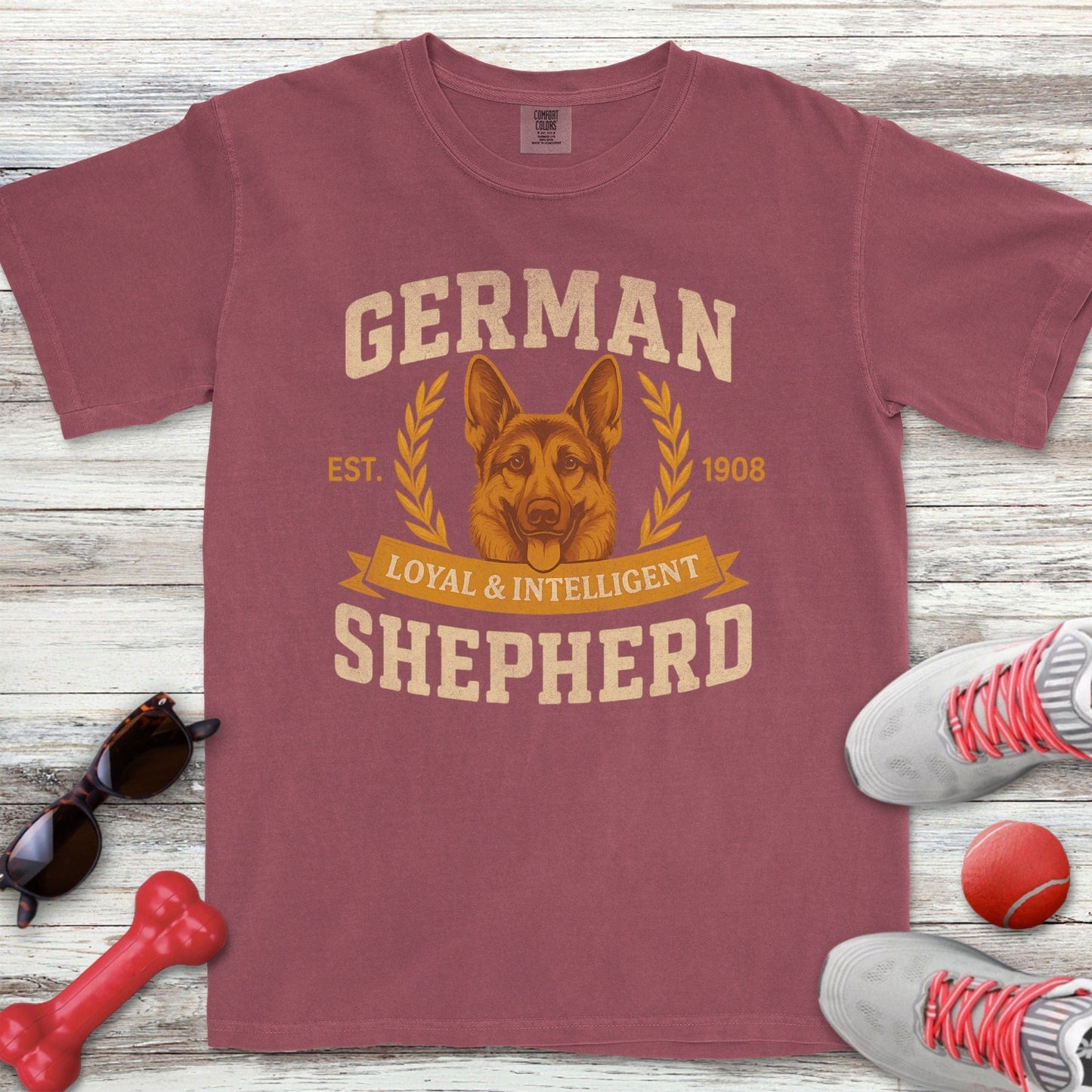 Vintage German Shepherd Comfort Colors T-Shirt