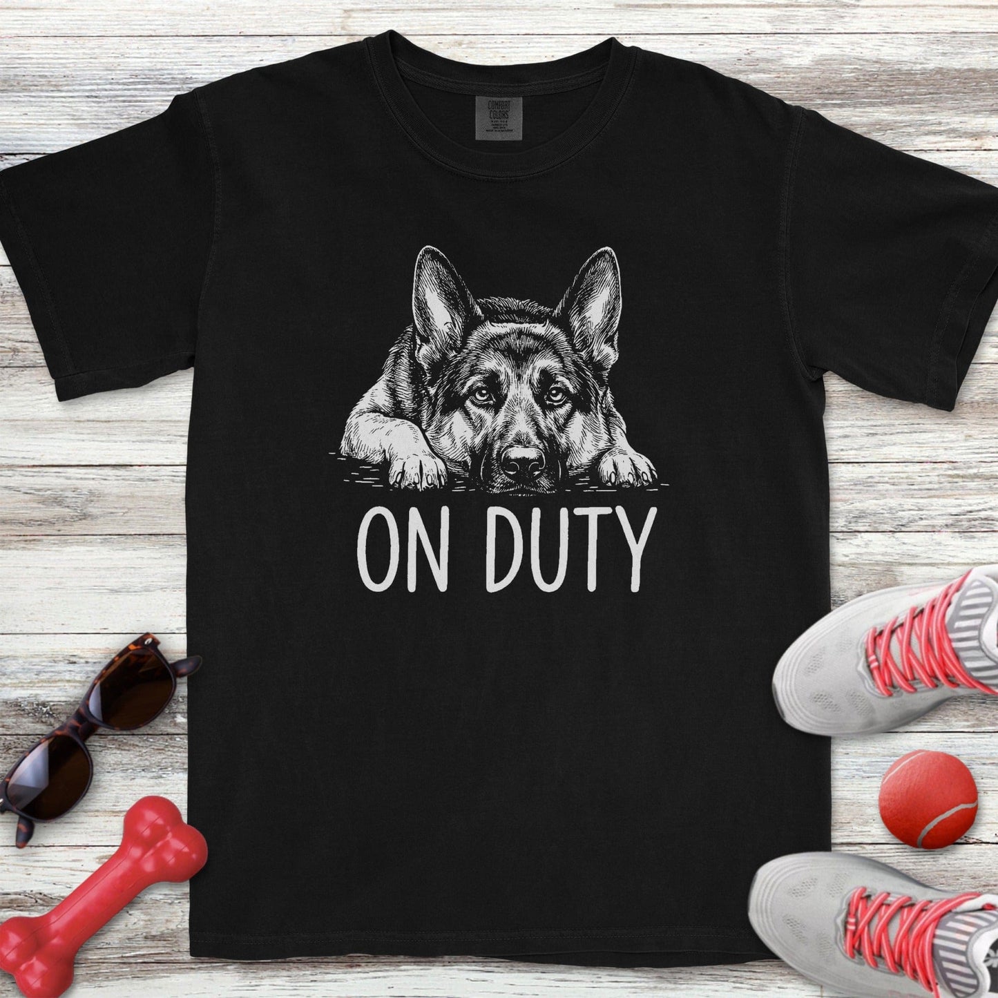 German Shepherd On Duty T-Shirt